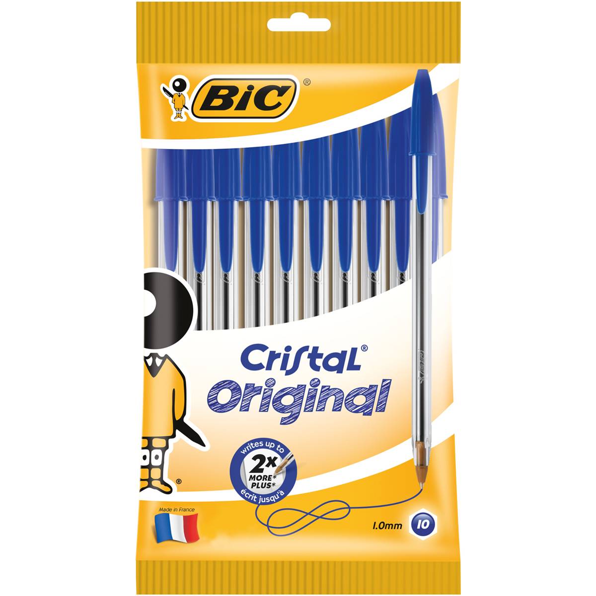 BIC Cristal Original Pen Blue 10 pk