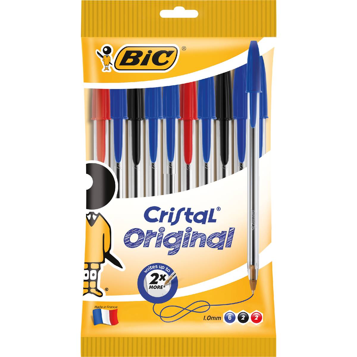 Bic Cristal Original Pen Multi 10pk