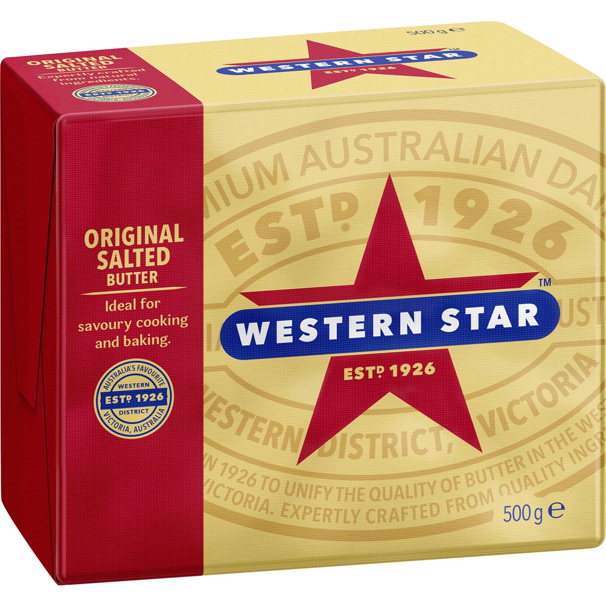 Western Star Butter Block 500g