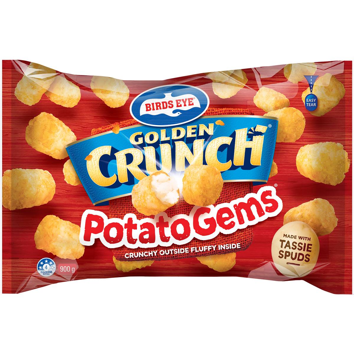 Birds Eye Golden Crunch Potato Gems 900g