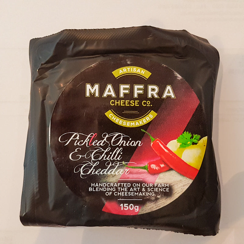 Maffra Pickled Onion & Chilli Cheddar