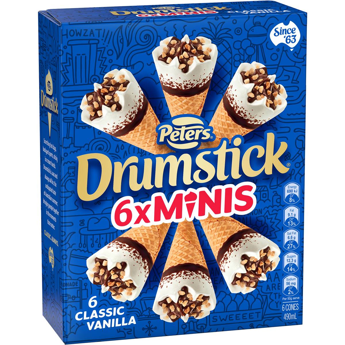 Peters Drumstick Mini 6pkt