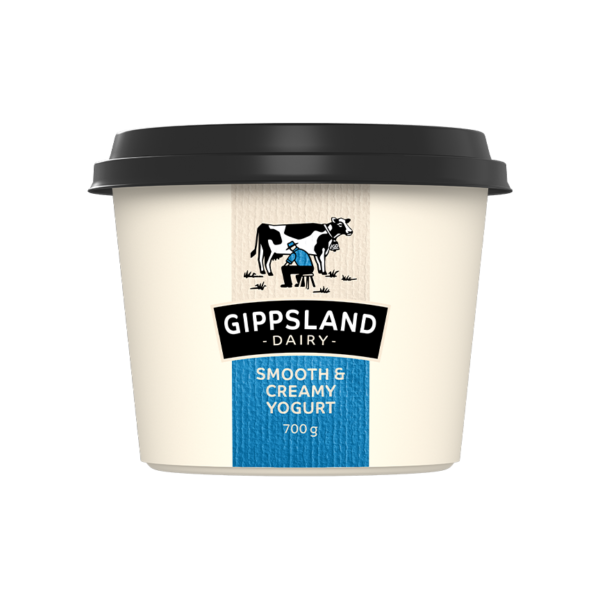 Gippsland Dairy Smooth & Creamy Vanilla Yoghurt 700g