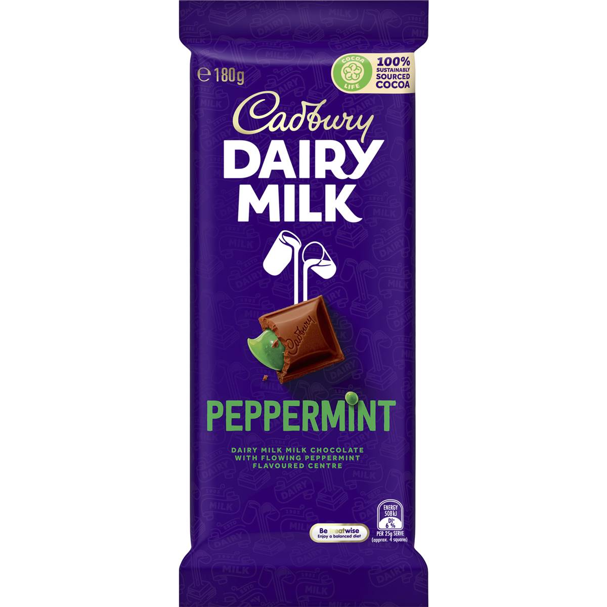 Cadbury Block Peppermint 180g