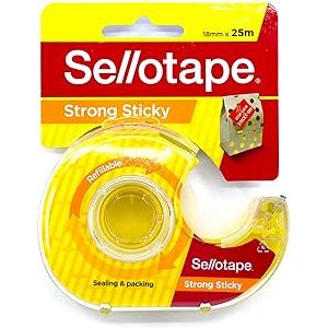 Sellotape with Dispenser 18mm x 25m