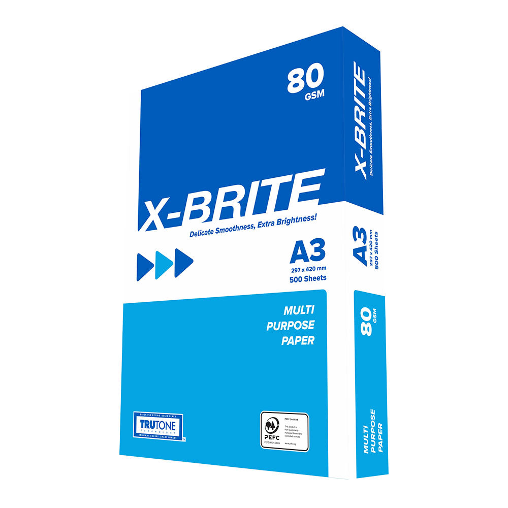 X-Brite A3 Copy Paper 80gsm