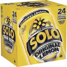 Solo Lemon Cans 24pk