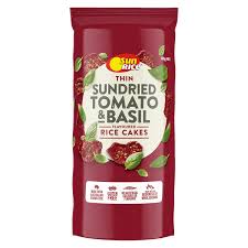 Sun Rice Sundried Tomato & Basil Rice Cakes 160g