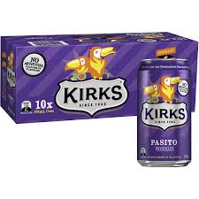 Kirks Pasito Cans 375ml x 10pkt