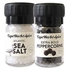 Cape Herb & Spice Atlantic Sea Salt & Extra Bold Peppercorns Mini