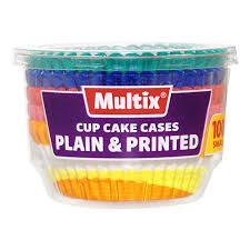 Multix  cup cake cases small 100pk