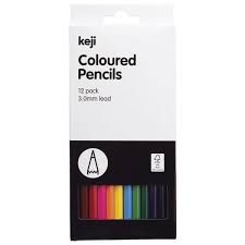 Keji Coloured Pencils 12pk 3.0mm