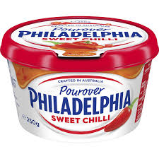 Philadelphia Cream Cheese Sweet Chilli Pourover 250g