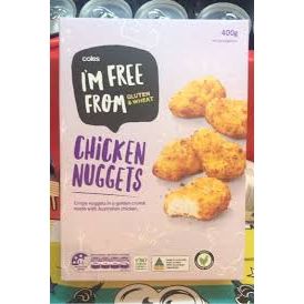 Coles Chicken Nuggets Gluten Free 400g