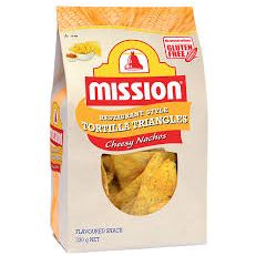 Mission Cheesy Nacho Corn Chips 230g