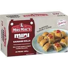 Mrs Macs Party Sausage Rolls 20pkt