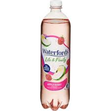 Waterfords Apple Berry Sparkling Natural Mineral Water 1l