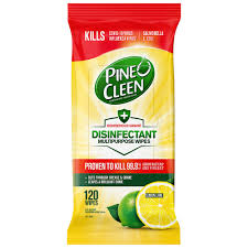 Pine O Cleen Lemon & Lime Wipes 120pk