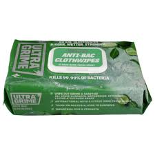 Ultragrime Life Anti-Bac XXL+ Clothwipes 80pkt