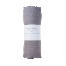 Organic Muslin Wrap - Storm