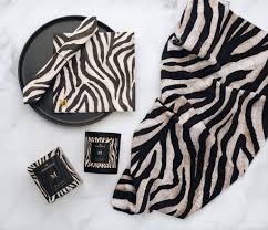 Manor Road The Zebra Dinner Napkins