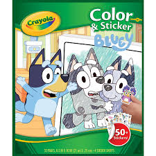 Crayola - Colour & Sticker Bluey