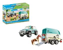 Playmobil - Car with Pony Trailer 70511