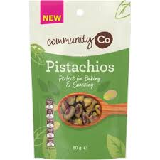 Community & Co Raw Pistachio 80g