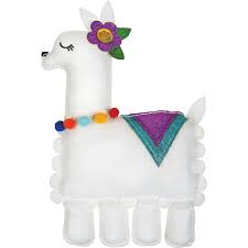 Sew-Your-Own Glitterati Pillow -  Llama