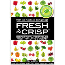 Fresh & Crisp Vegetable Storage Bags Multi Pack 8pkt