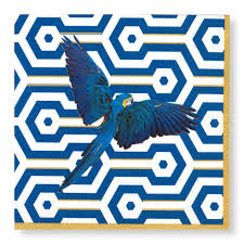 Manor Road Macaw Luncheon Napkins