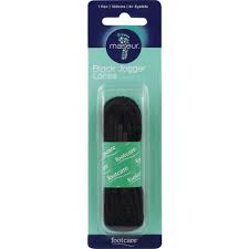 Footcare Black Jogger Laces 100cm