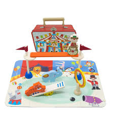 Circus Playset In Tin