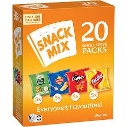 Smith's Snack Mix 20pkt 395g