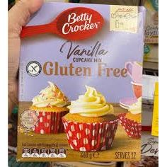 Betty Crocker Gluten Free Vanilla Cupcake Mix 460g