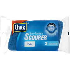 Chux Scrub Non Scratch Scourer 3pk