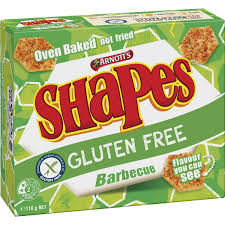 Arnotts Shapes BBQ Gluten Free 110g