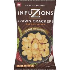 Infuzions Prawn Crackers BBQ Rib 90g