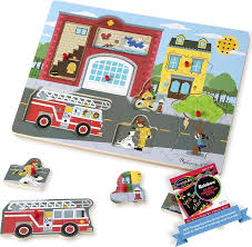 M&D - Fire Station Puzzle with Sound