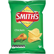 Smiths Crinkle Cut Chips Chicken 170g