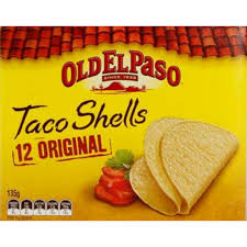 Old El Paso Taco Shells 12 original 156g