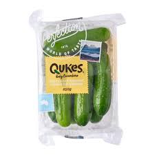 Cucumber Baby Qukes / punnet