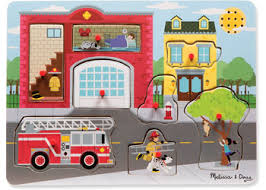 M&D - Fire Station Puzzle with Sound