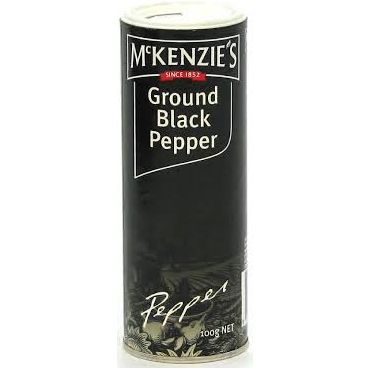 McKenzies Pepper Black Ground 100g