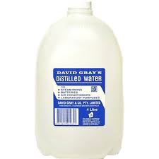 David Gray Distilled Water 4l