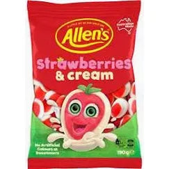 Allens Strawberries & Cream 190g