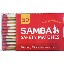 Samba 90mm Safety Matches 50pkt