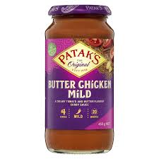 Pataks Butter Chicken Simmer Sauce Mild 450g