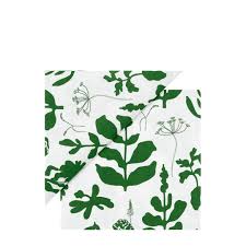 Marimekko Lunch Napkin - Elokuun Varjot Green 20pk