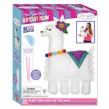 Sew-Your-Own Glitterati Pillow -  Llama